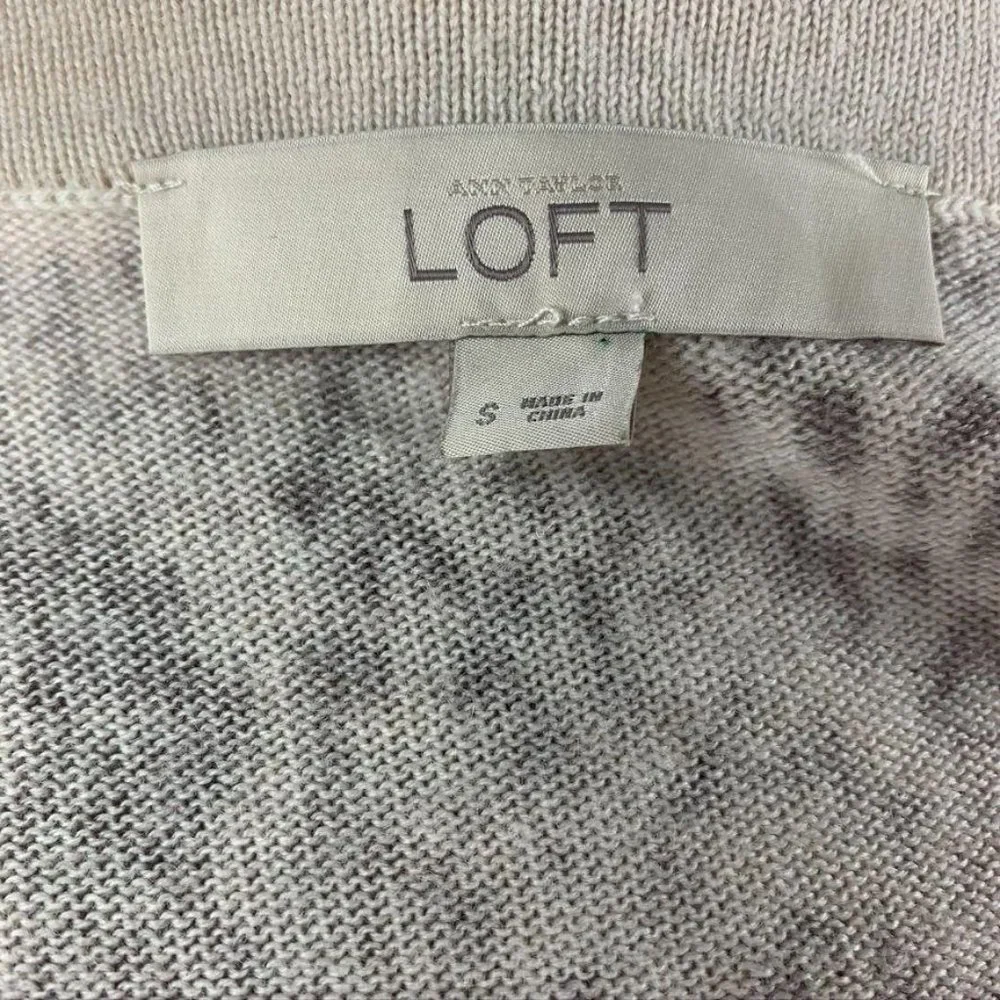 LOFT‎ Bodycon Sweater Dress Merino Wool Snake Print
